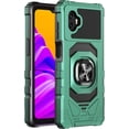 thumbnail image 1 of Wireless PROTECH Case Compatible Samsung Galaxy XCover6 PRO SM-G736 with Ring Kickstand Magnetic Car Mount, PC and TPU Impact-Resistant Bumpers Protective Case (Green), 1 of 1