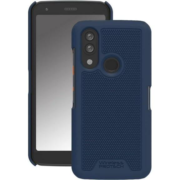 Wireless PROTECH Case Compatible with CAT S62 and CAT S62 PRO Phones, Protective Hard Shell Case (Navy Blue)