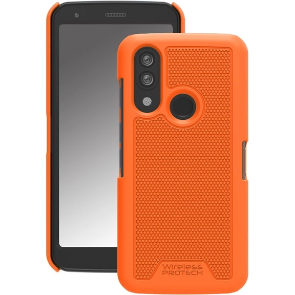 Wireless PROTECH Case Compatible with CAT S62 and CAT S62 PRO Phones, Protective Hard Shell Case (Orange)