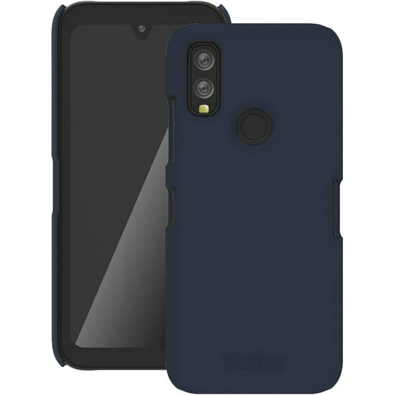 Wireless PROTECH Case Compatible with DuraSport 5G Phone Model C6930. Durable Slim Smooth Finish Shell Case (Navy Blue)