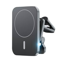 Wireless Phone Charger for Car,Wireless Portable Charger,2025 15W Charger Magnetic Car Wireless Charger for Air Vent Compatible with All Android Mobile Phones And Other Multiple Devices,Black