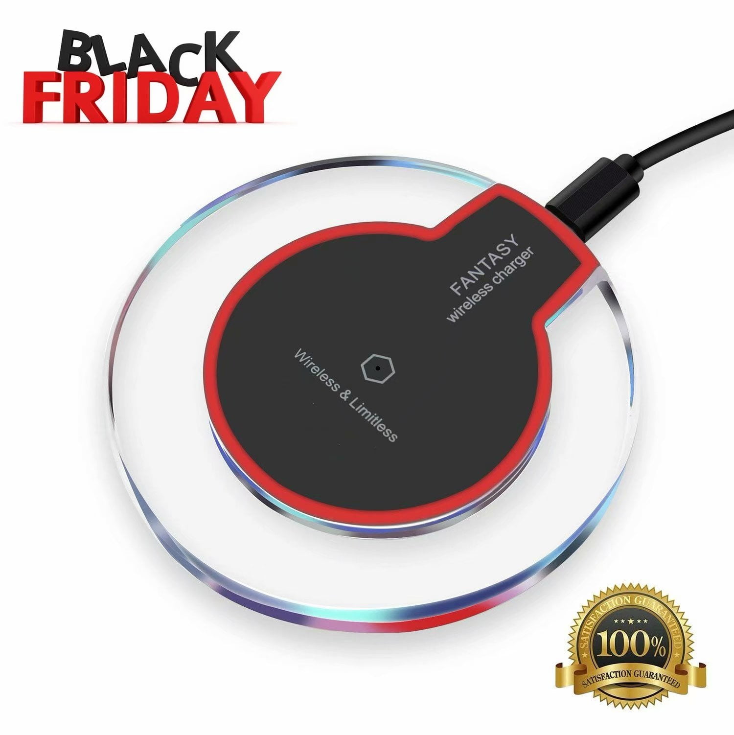 Curated visual reference: Slim Wireless Charging Pad Reference: Wireless Phone Charger Fantasy Qi Ultra Slim 5W Crystal Wireless
