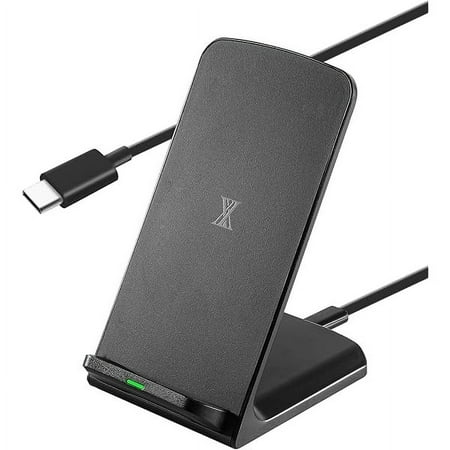 Wireless Phone Charger for Google Pixel 3 4 XL 5 6 7 8 9 Pro Android & iPhone 16-15W Fast Qi Wireless Charging Station for Samsung Galaxy S25 S24 S23 S22 Z Flip Fold OnePlus (Black)