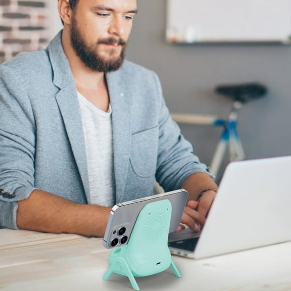 Wireless Phone Charger Stand Kadlawus Wireless Phone Charger Stand, Chair Shape Fast Charging Dock for iPhone, Samsung, Android, Office, Home, Desk, Nightstand, Stable, Non Slip, Decorative