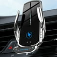thumbnail image 1 of Wireless Phone Charger for Car, Automatic Clamping Wireless Charger Car Smart Infrared Sensor Vent Mount Mobile Phone Bracket Stand, 1 of 9