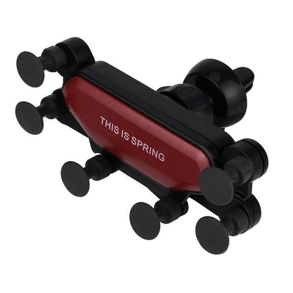 Wireless Phone Charger for Car,Car Mount Phone, New Car Phone Mount Automatic Locking Universal Airvent Gps Cell Phone for Car for,Red