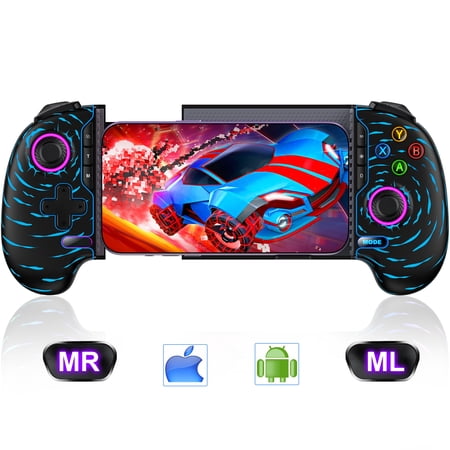 Daenfyy Mobile Gaming Controller, Wireless Phone Controller for Phone/Android