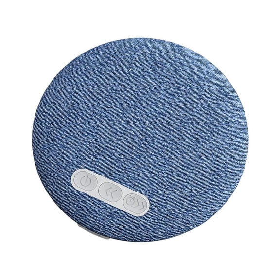 Wireless Under Pillow Speaker for Sleep Aid, Bone Conduction Sleep Speaker with Auto-Off Timer, Private Music & White Noise Player for Side Sleepers, Long Battery Life, Blue