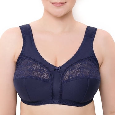 Wireless Cotton Full Coverage Bra – Plus Size Unlined Sleep Bra SY-M2058