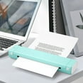 thumbnail image 1 of Wireless Portable A4 Inkless Printer for Mobile Devices - Compact, Bluetooth & USB, Ideal for Travel, Office, School, and Home Use Green, 1 of 5
