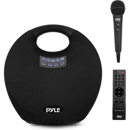 Wireless Portable Bluetooth Speaker, with Built in Rechargeable Battery, Wired Microphone, Clear Surround Sound, Mini IPX4 Waterproof Speaker for Indoor and Outdoor Activities