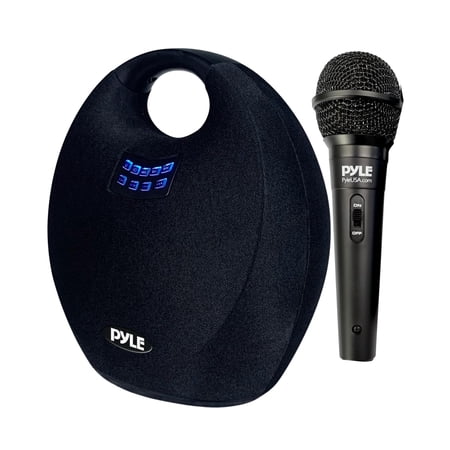 Wireless Portable Bluetooth Speaker, with Built in Rechargeable Battery, Wired Microphone, Clear Surround Sound, Mini IPX4 Waterproof Speaker for Indoor and Outdoor Activities