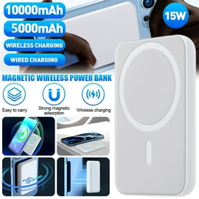 Wireless Portable Charger Mini Magnetic 5000mAh/10,000mAh Mobile Power for iPhone 15/14/13/12/Mini/Pro/Pro M ax-Gray