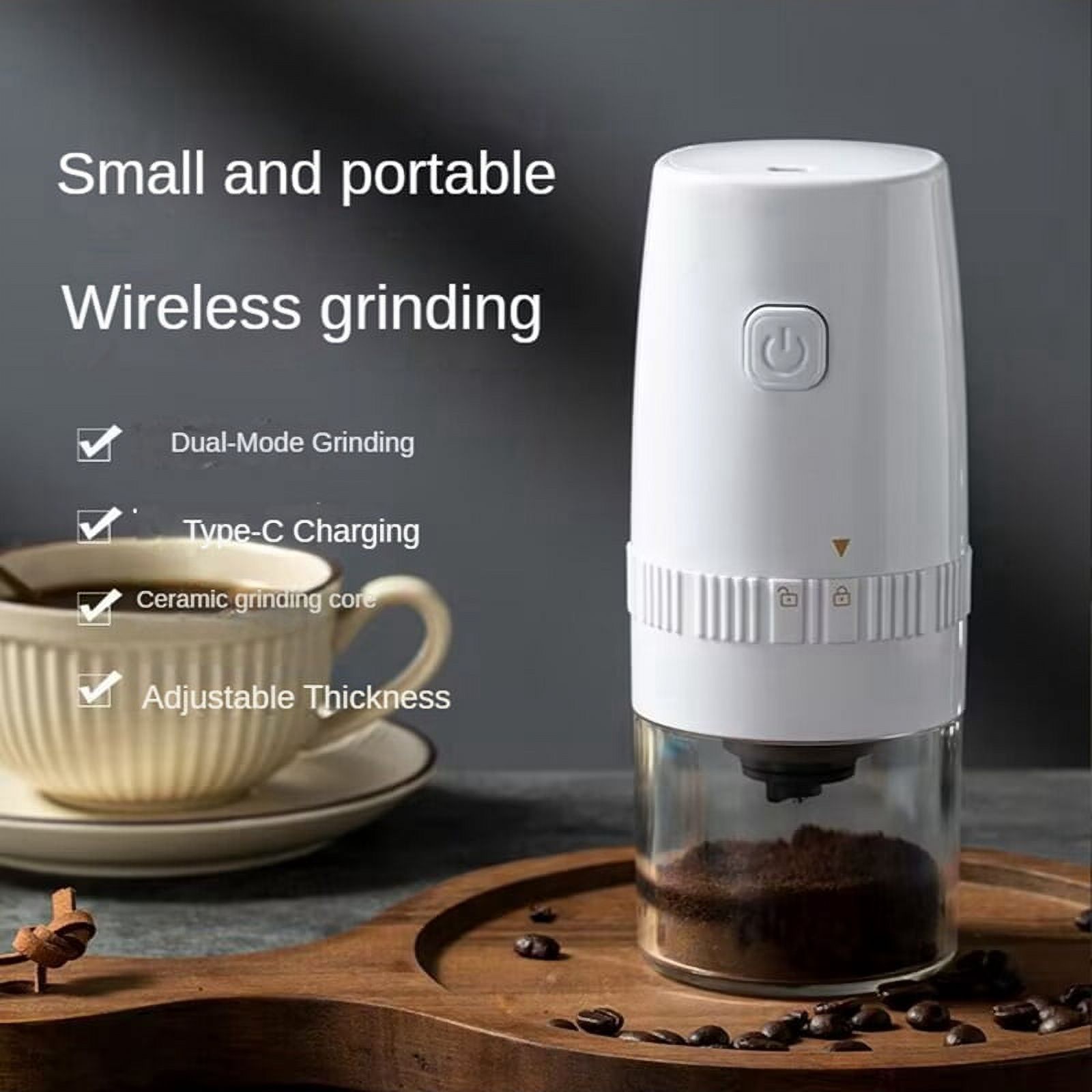 Wireless Portable Coffee Grinding Electric Coffee Bean Grinder Mill