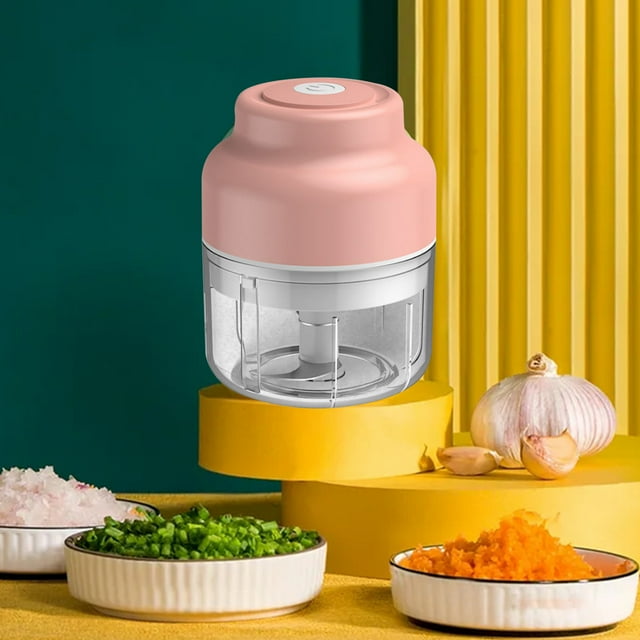 Wireless Portable Food Chopper,Small Electric Food Processor For Garlic