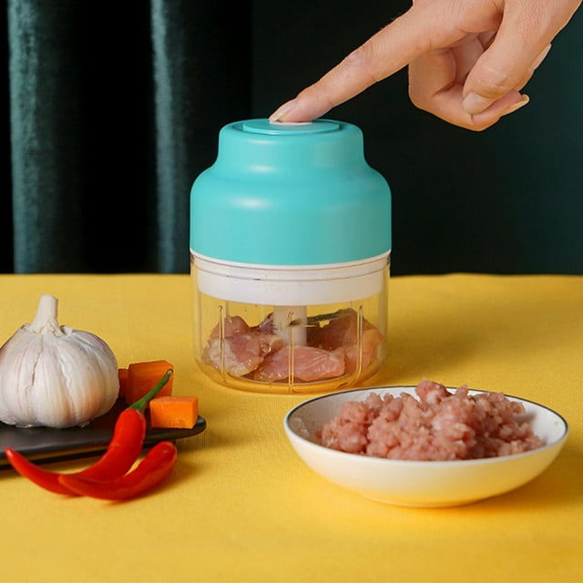 Wireless Portable Food Chopper,Small Electric Food Processor For Garlic