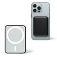 thumbnail image 1 of Wireless Portable Magnetic Power Bank 5000 mAh-Fast Charge Output 20W-With Battery Display-Black, 1 of 8