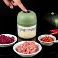 thumbnail image 1 of ZZkhGO Wireless Portable Food Chopper, 250ml Mini Food Processor, Handheld Garlic Vegetable Chopper for Salsa, Baby Food, 1 of 7