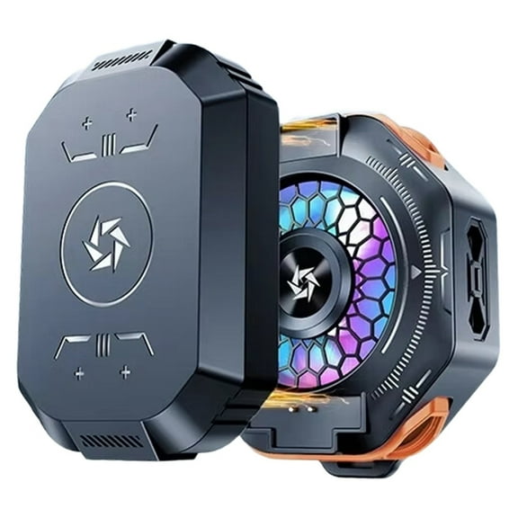 Wireless Portable Mobile Phone Cooler with Rechargeable Battery, Semiconductor Cooling Fan Radiator, 2-Gear Adjustable