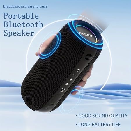 [Wireless Portable Outdoor Speaker] 40W FortuneKey Trading Wireless Portable Outdoor Speaker - 360° Stereo Sound, Deep Bass, 2 EQ Modes, Type-C Charging & Aux Cable