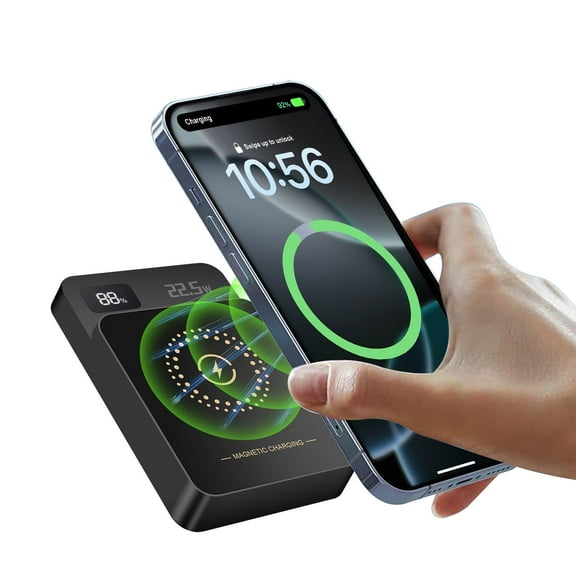 Wireless Power Bank Magnetic 10000mAh Portable Powerbank Type C Fast Charger For iPhone 16 15 14 13 12