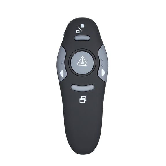 Wireless Presenter 2.4GHz Wireless Powerpoint Presenter Presentation Pointer PPT Clicker with USB Receiver 360° Omnidirectional Control Compatible with Mac OS for Meeting Teaching Training