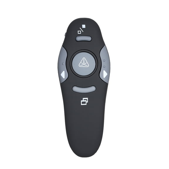 Wireless Presenter 2.4GHz Wireless Powerpoint Presenter Presentation Pointer PPT Clicker with USB Receiver 360 Omnidirectional Control Compatible with Mac OS for Meeting Teaching Training