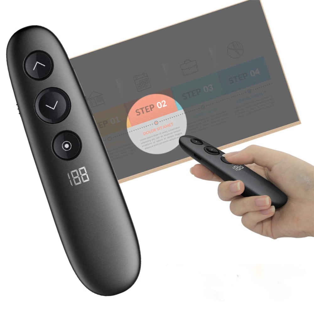 Wireless Presenter Highlighting Magnify LED LCD Mac Digital Pointer Air