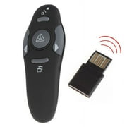 Wireless Presenter Remote RF 2.4GHz USB Presentation Remote Control PowerPoint Presentation Clicker for Mac/Keynote/PC/Laptop/PPT
