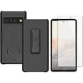 thumbnail image 1 of Wireless ProTech Case Compatible with The Google Pixel 6 Phone (Screen Size 6.4 inch only). Slim Line Case with Kickstand and Belt Clip Holster Combo Includes Screen Protector, 1 of 1