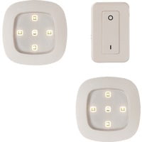 White Wireless LED Battery Powered Lighting System