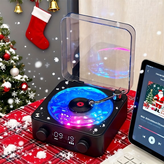 Wireless RGB Colorful Lights Indoor/Outdoor Bluetooth Speaker, Portable Stereo Sound Box with High-Quality Audio and Durable Build