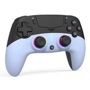Colorfish WCPSR Video Game Joysticks Set with USB-C Cable for PlayStation 5, Purple, 11 Pack