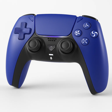 Wireless RGB Controller Compatible with P5/P5 Pro/P5 Slim with Dual Vibration & Six-Axis Sensor
