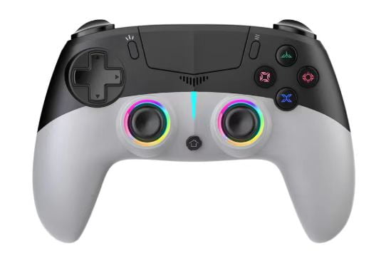 Wireless RGB Controller Compatible with P5/P5 Pro/P5 Slim with Dual Vibration & Six-Axis Sensor