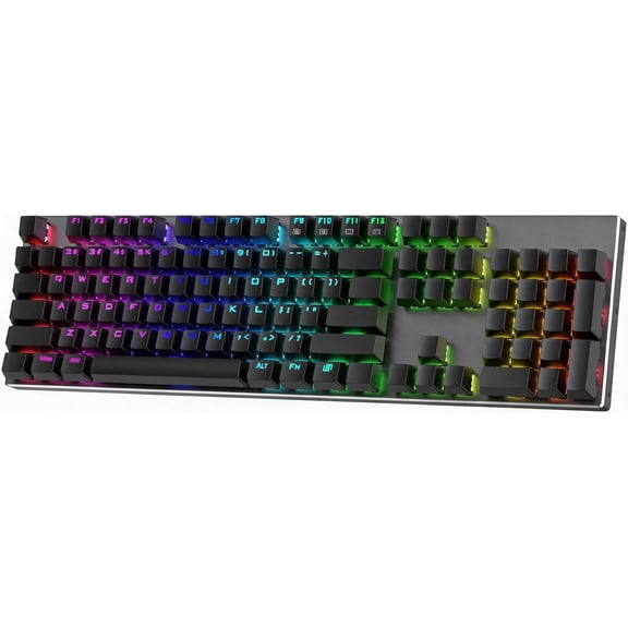 Wireless RGB Gaming Keyboard Tri-Mode Aluminum Mechanical Keyboard with Hot-Swap Linear Quiet Red Switch Black PRO