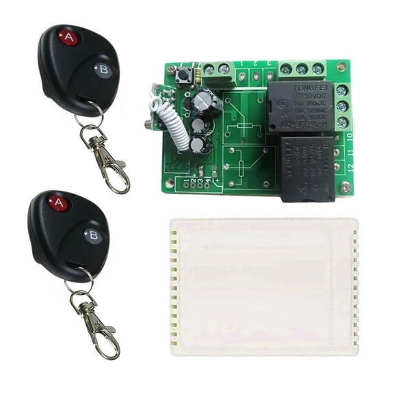 Wireless Relay Control System Remotely Turn On/Off Lighting Accessories, 315MHz Frequency, 16 Remote Control Memory GUYUTING Spare Part