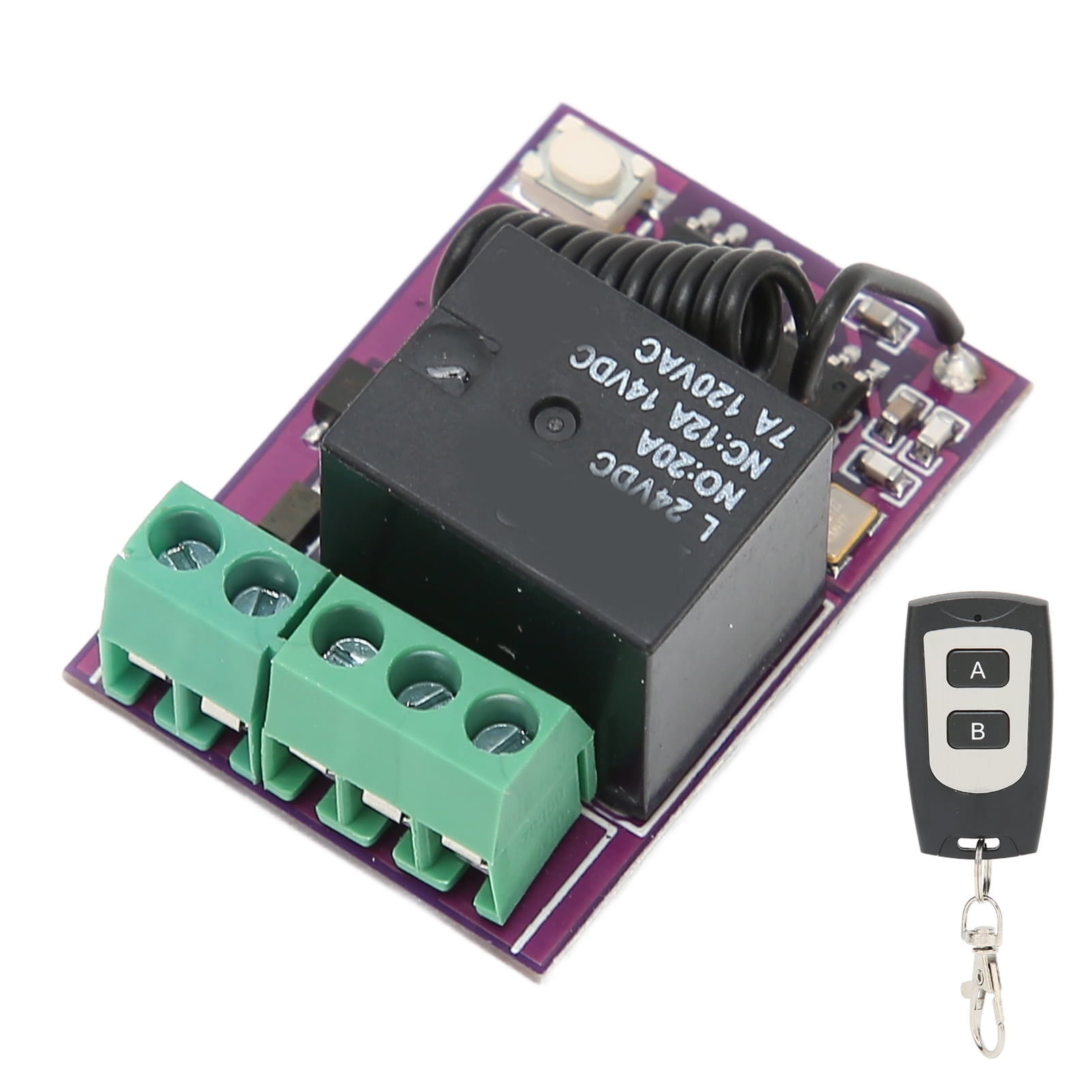 Wireless Relay Module,2 Channel Wireless Remote Control Relay Switch