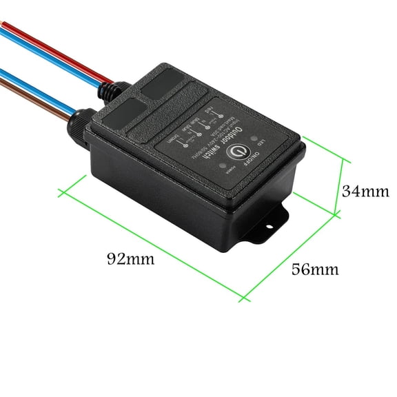 Wireless Relay Switch 12V Remote Control Switch DC12V/24V/48V/72V 30A Relay