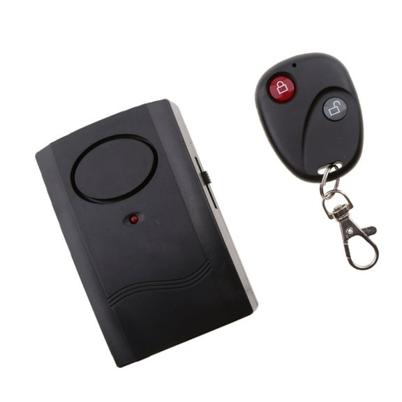 Wireless Remote Control Bike Bicycle Alarm Shock Vibration Sensor Cycling Lock Guard Burglar Alarm