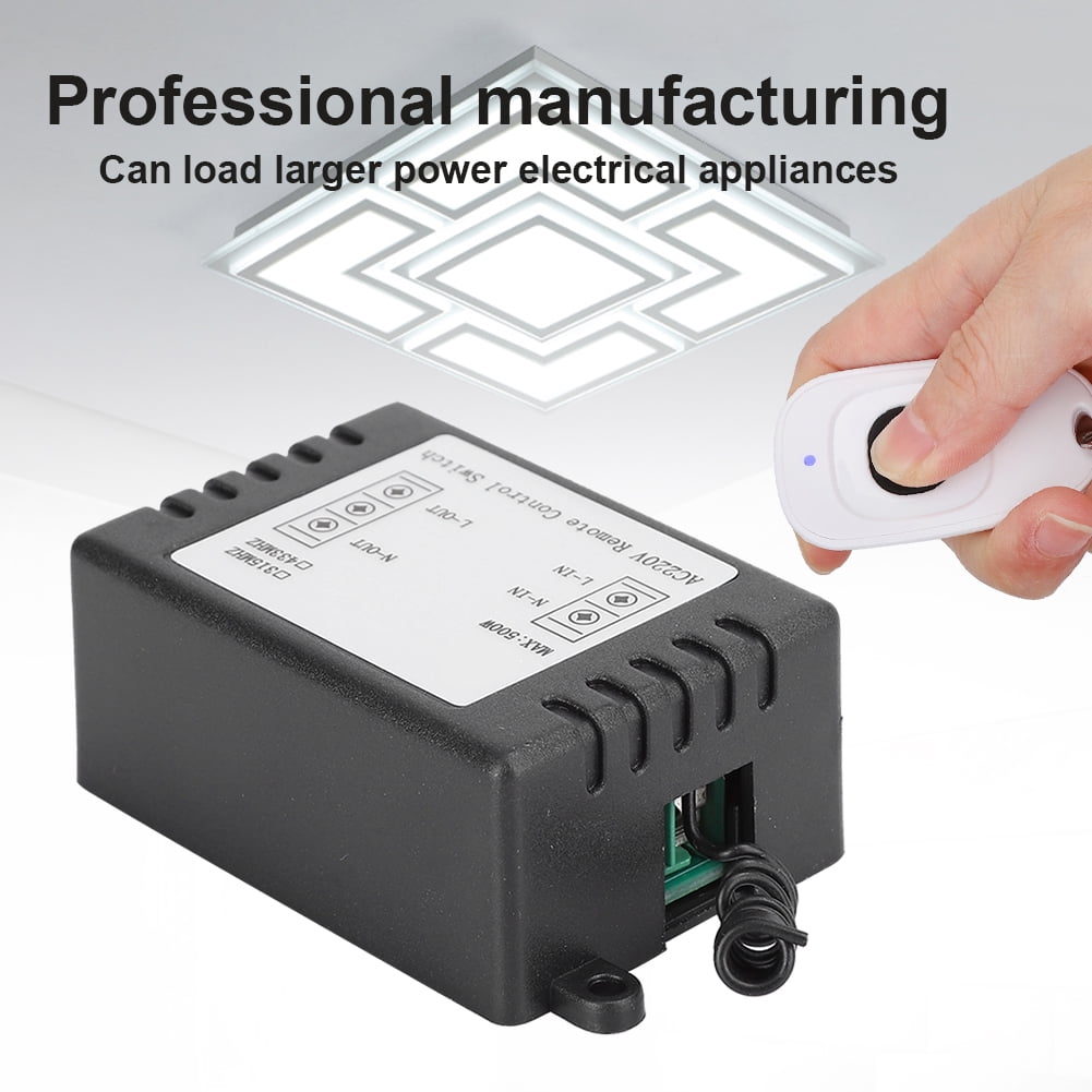 Wireless Remote Control Electrical Appliance Controlling Switch, Single