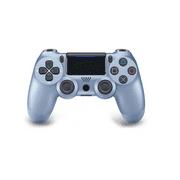 Wireless Remote Control Gaming Gamepad Controller for PS4/Pro/Slim/PC with Audio Capability and 6-Axis Gyroscope, Turbo Dual Vibration, Stereo Headphone Jack, Bluetooth/Touchpad Support