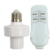 Wireless Remote Control Light E27 Screw Bulb Base Bracket Cap Socket Switch