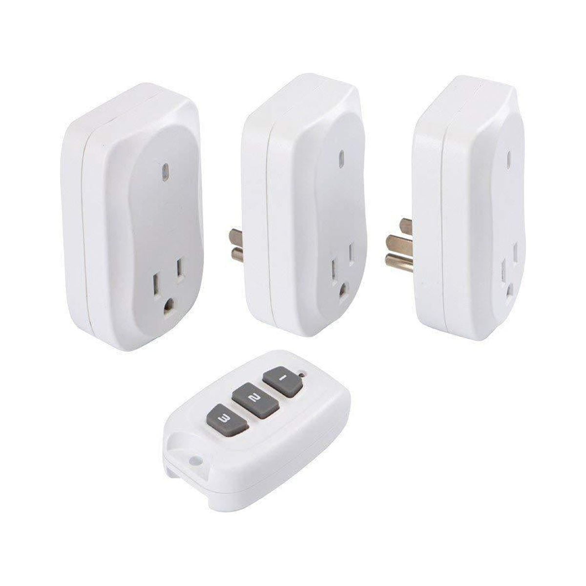 Wireless Remote Control Outlet Wireless On Off Switch Power Plug, White ...
