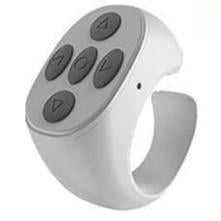 Wireless Remote Control Ring - Bluetooth Selfie Video Controller for Phone, Mobile Remote, Automatic Page Turner for Apps, TikTok Camera Remote, Black Fingertip Selfie Accessories​