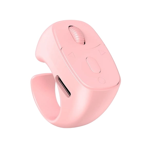 Wireless Remote Control Ring for Hands-Free Video Scrolling and Page Turning with Convenient Type-C Charging