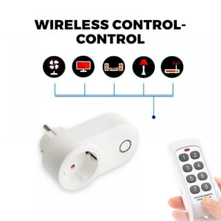 Wireless Remote Control Smart Socket EU UK French Plug Wall 433mhz