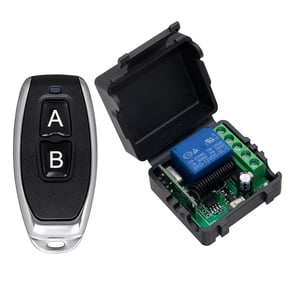 Wireless Remote Control Solution DC12V, 433MHz Frequency, Click/Self-Lock/Interlock Modes, for Various Motor Control Systems