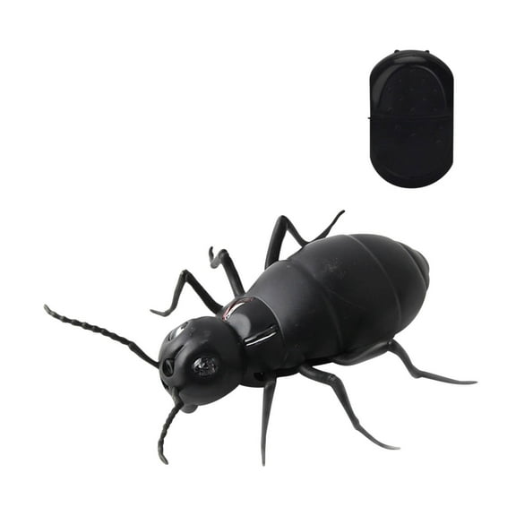 Wireless Remote Control Spider Toy - Interactive Simulation Crawling Insect with Glowing Eyes, 10M Range for Halloween Pranks/Family Games(B)