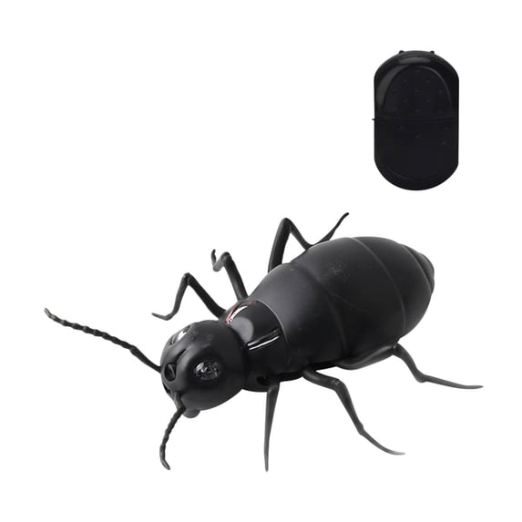 Wireless Remote Control Spider Toy - Interactive Simulation Crawling Insect with Glowing Eyes, 10M Range for Halloween Pranks/Family Games(B)